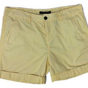 Coupe Womens 10 L Yellow Lime Shorts Wide Waist
